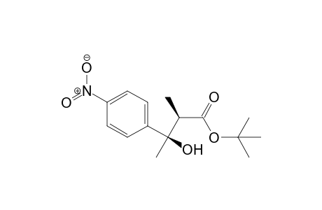 Syn-tert-butyl 3-hydroxy-2-methyl-3-(4-nitrophenyl)butanoate