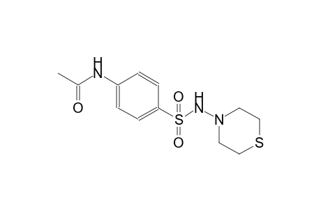 N-{4-[(4-thiomorpholinylamino)sulfonyl]phenyl}acetamide