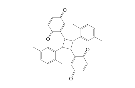 2-[2,4-bis(2,5-dimethylphenyl)-3-(3,6-dioxo-1-cyclohexa-1,4-dienyl)cyclobutyl]cyclohexa-2,5-diene-1,4-dione