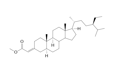 (E)-3-(Acrylic acid)-5.alpha.-stigmastane,methyl ester