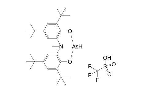 1,3,7,9-tetratert-butyl-5-methyl-benzo[d][1,3,6,2]benzodioxazarsocine trifluoromethanesulfonic acid