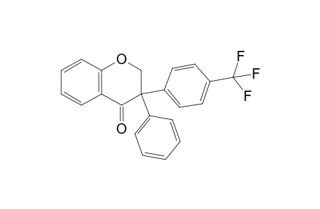 3-Phenyl-3-[4-(trifluoromethyl)phenyl]chroman-4-one