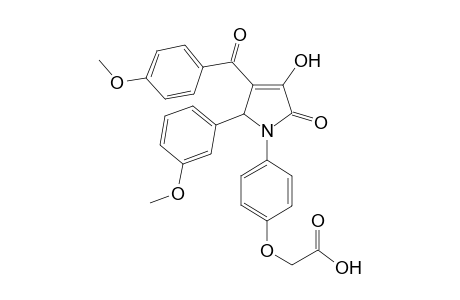 [4-[3-hydroxy-4-(4-methoxy-benzoyl)-5-(3-methoxy-phenyl)-2-oxo-2,5-dihydro-pyrrol-1-yl]-phenoxy]-acetic acid