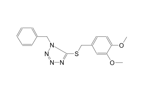 1H-tetrazole, 5-[[(3,4-dimethoxyphenyl)methyl]thio]-1-(phenylmethyl)-