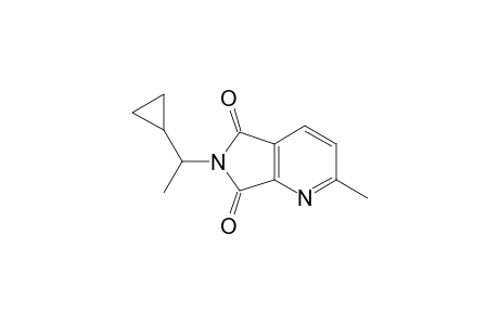 5H-Pyrrolo[3,4-b]pyridine-5,7(6H)-dione, 6-(1-cyclopropylethyl)-2-methyl-