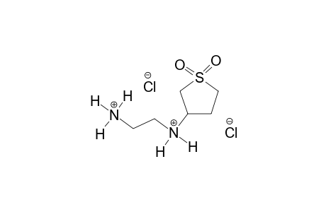 N~1~-(1,1-dioxidotetrahydro-3-thienyl)-1,2-ethanediaminium dichloride