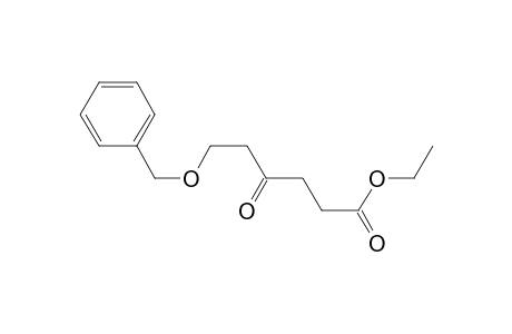 Hexanoic acid, 4-oxo-6-(phenylmethoxy)-, ethyl ester