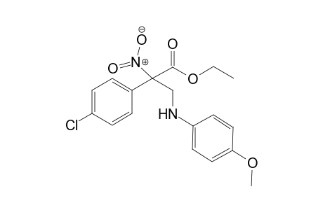 Ethyl 2-(4-chlorophenyl)-3-(4-methoxyphenylamino)-2-nitropropanoate