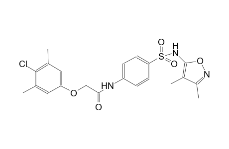acetamide, 2-(4-chloro-3,5-dimethylphenoxy)-N-[4-[[(3,4-dimethyl-5-isoxazolyl)amino]sulfonyl]phenyl]-
