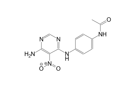 N-{4-[(6-amino-5-nitro-4-pyrimidinyl)amino]phenyl}acetamide