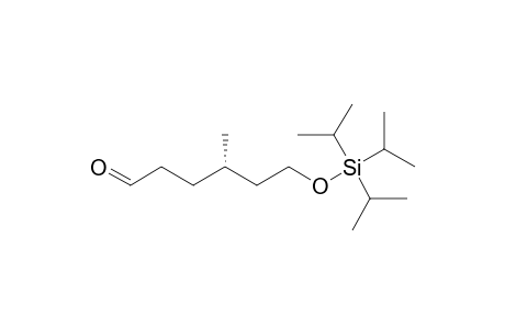(4S)-4-Methyl-6-(triisopropylsilyloxy)hexanal