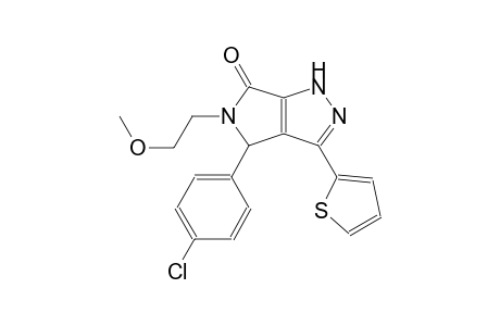 pyrrolo[3,4-c]pyrazol-6(1H)-one, 4-(4-chlorophenyl)-4,5-dihydro-5-(2-methoxyethyl)-3-(2-thienyl)-