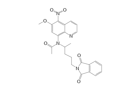 N-[4-(1,3-Dioxo-1,3-dihydro-2H-isoindol-2-yl)-1-methylbutyl]-N-(6-methoxy-5-nitro-8-quinolinyl)acetamide