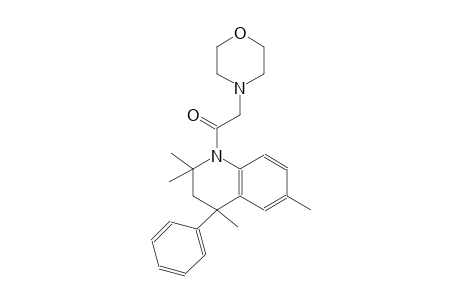 quinoline, 1,2,3,4-tetrahydro-2,2,4,6-tetramethyl-1-(4-morpholinylacetyl)-4-phenyl-