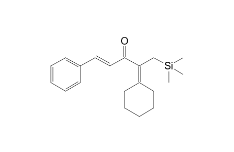 (E)-4-cyclohexylidene-1-phenyl-5-trimethylsilyl-1-penten-3-one