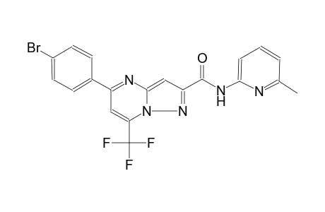 5-(4-bromophenyl)-N-(6-methyl-2-pyridinyl)-7-(trifluoromethyl)pyrazolo[1,5-a]pyrimidine-2-carboxamide