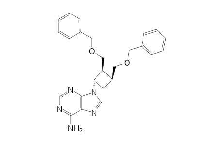 9-[trans-2',trans-3'-bis(benzyloxymethyl)cyclobut-1'-yl]adenine