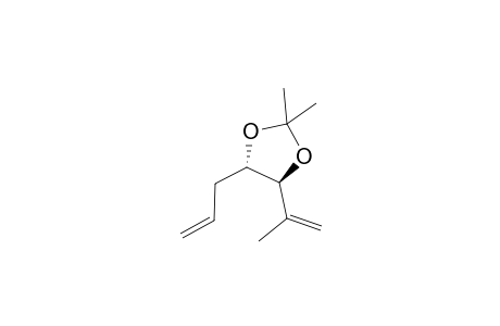 (4S,5S)-2,2-dimethyl-4-(1-methylethenyl)-5-prop-2-enyl-1,3-dioxolane