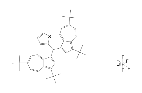 BIS-(3,6-DI-TERT.-BUTYL-1-AZULENYL)-(2-THIENYL)-METHYLIUM-HEXAFLUOROPHOSPHATE