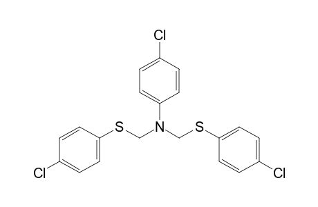 N,N-bis(p-chlorophenylthiomethyl)-p-chloroaniline