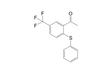 2-Acetyl-4-trifluoromethylphenyl phenyl sulfide