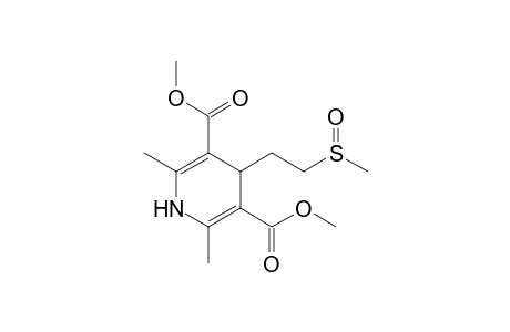 2,6-Dimethyl-4-(2-methylsulfinylethyl)-1,4-dihydropyridine-3,5-dicarboxylic acid dimethyl ester