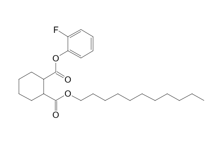 1,2-Cyclohexanedicarboxylic acid, 2-fluorophenyl undecyl ester