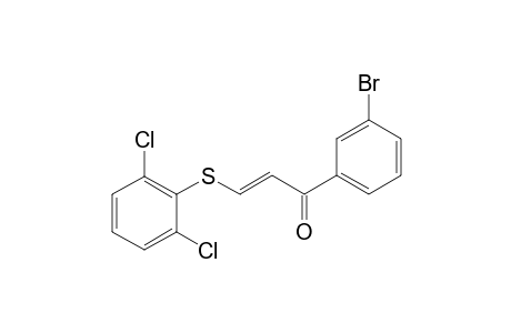 (2E)-1-(3-Bromophenyl)-3-[(2,6-dichlorophenyl)sulfanyl]-2-propen-1-one