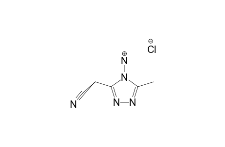 3-METHYL-4-AMINO-5-CYANOMETHYL-4H-1,2,4-TRIAZOLE-HYDROCHLORIDE