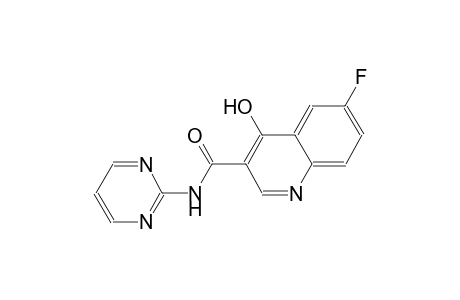 3-quinolinecarboxamide, 6-fluoro-4-hydroxy-N-(2-pyrimidinyl)-