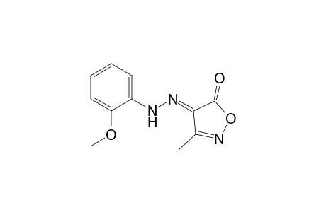 4,5-Isoxazoledione, 3-methyl-, 4-[(2-methoxyphenyl)hydrazone]