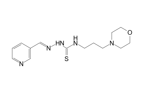nicotinaldehyde, 4-(3-morpholinopropyl)-3-thiosemicarbazone