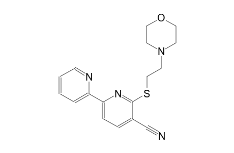 6-((2-morpholinoethyl)thio)-[2,2'-bipyridine]-5-carbonitrile