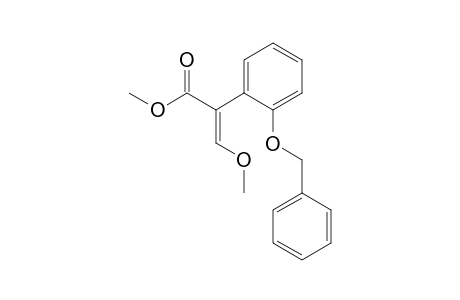 Benzeneacetic acid, alpha-(methoxymethylene)-2-(phenylmethoxy)-, methyl ester