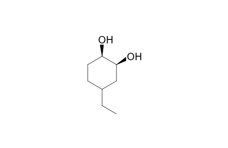 cis-2-Hydroxy-4-ethylcyclohexanol (cis diol)