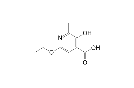 4-Pyridinecarboxylic acid, 6-ethoxy-3-hydroxy-2-methyl-