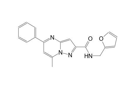 N-(2-furylmethyl)-7-methyl-5-phenylpyrazolo[1,5-a]pyrimidine-2-carboxamide