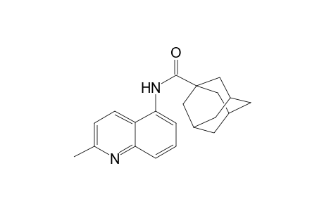 Adamantane-1-carboxamide, N-(2-methylquinolin-5-yl)-