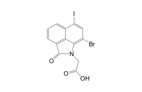 benz[cd]indole-1-acetic acid, 8-bromo-1,2-dihydro-6-iodo-2-oxo-