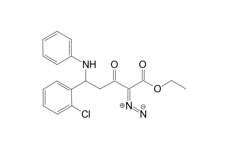 Ethyl 5-(2-chlorophenyl)-2-diazo-3-oxo-5-(phenylamino)pentanoate
