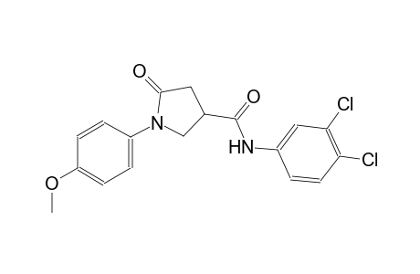 1-(4-Methoxy-phenyl)-5-oxo-pyrrolidine-3-carboxylic acid (3,4-dichloro-phenyl)-amide