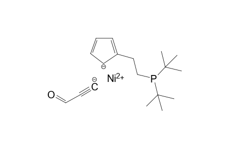 {[2-(Di-tert-butylphosphanyl)ethyl]cyclopentadienyl}(3-oxoprop-1-yn-1-yl)nickel(II)