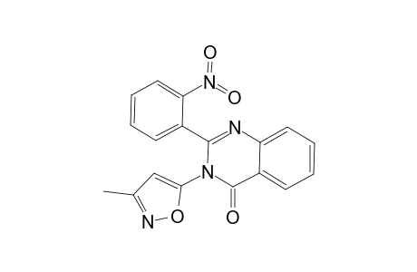 3-(3-Methyl-5-isoxazolyl)-2-(2-nitrophenyl)-4(3H)-quinazolinone
