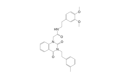 N-[2-(3,4-dimethoxyphenyl)ethyl]-2-(3-[2-(3-methylphenyl)ethyl]-2,4-dioxo-3,4-dihydro-1(2H)-quinazolinyl)acetamide