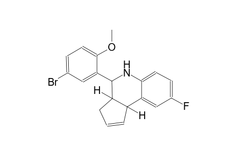 3H-cyclopenta[c]quinoline, 4-(5-bromo-2-methoxyphenyl)-8-fluoro-3a,4,5,9b-tetrahydro-, (3aS,4R,9bR)-