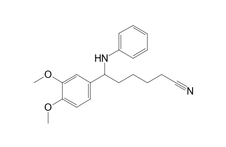 6-anilino-6-(3,4-dimethoxyphenyl)hexanenitrile