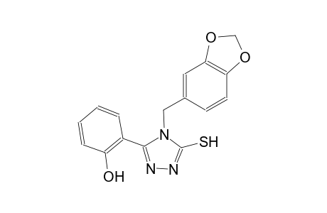 phenol, 2-[4-(1,3-benzodioxol-5-ylmethyl)-5-mercapto-4H-1,2,4-triazol-3-yl]-