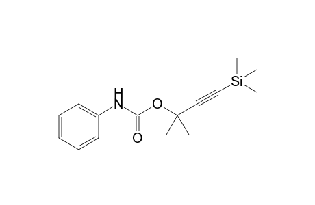 2-Methyl-4-trimethylsilylbut-3-yn-2-yl N-phenylcarbamate