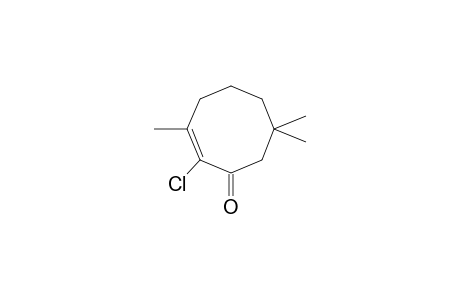 2-CHLORO-3,7,7-TRIMETHYL-2-CYCLOOCTENONE
