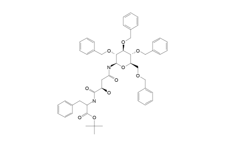 TERT.-BUTYL_N-[(2-S)-1,4-DIOXO-2-HYDROXY-4-[(2,3,4,6-TETRA-O-BENZYL-BETA-D-GLUCOPYRANOSYL)-AMINO]-BUTYL]-PHENYLALANINATE